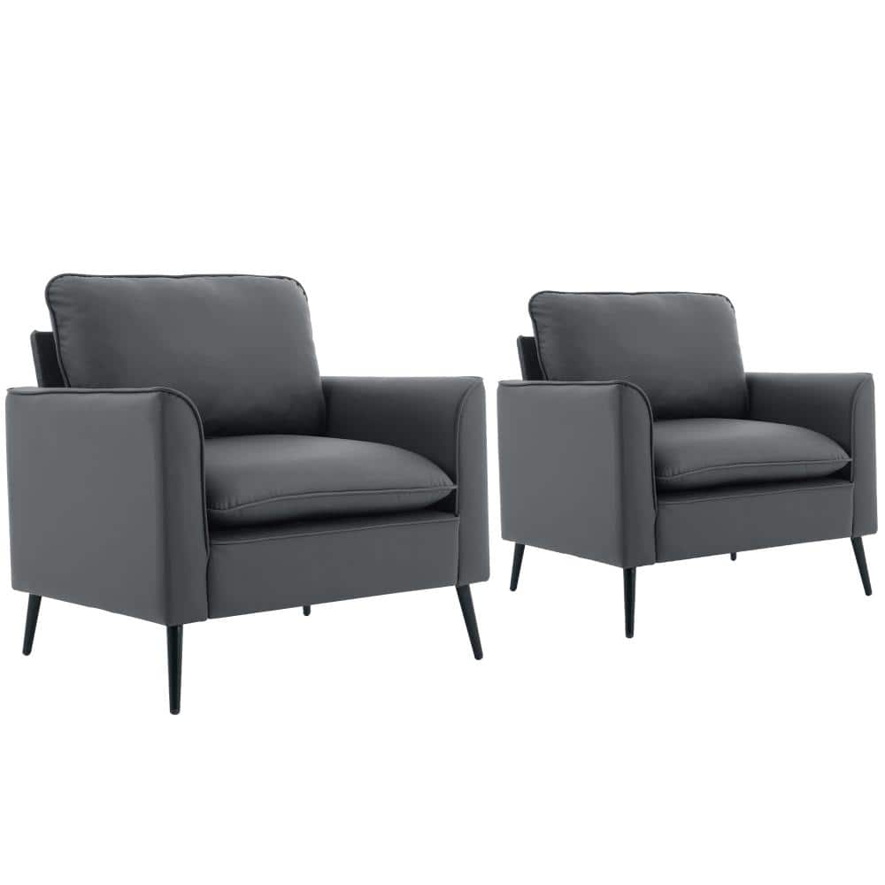 TS Cat Paw Accent Arm Chair with Cushion 26 in. Light Gray Faux Leather Partially Assembled price history on PriceWatchPro