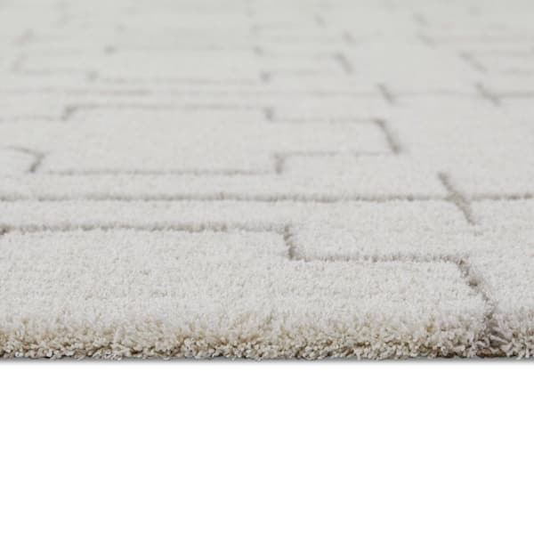 Sumner Cream 7 ft. 10 in. x 10 ft. Geometric Area Rug