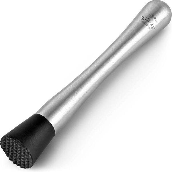 Zulay Kitchen 8 in. Stainless Steel Professional Cocktail Muddler Z