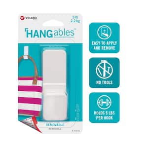 HANGables Large Removable Hook in White