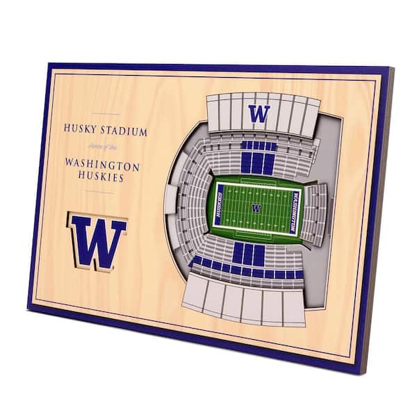 NCAA Washington Huskies 3D StadiumViews Desktop Display - Husky Stadium