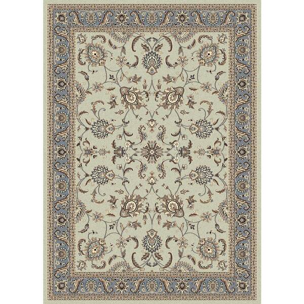 Alba Softmint 5 ft. x 7 ft. Traditional Oriental Floral Area Rug 1426 ...