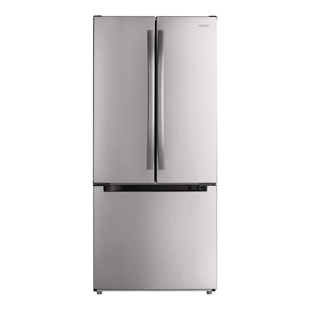Vissani 30 in. 18.4 cu. ft. Standard-Depth French Door Bottom