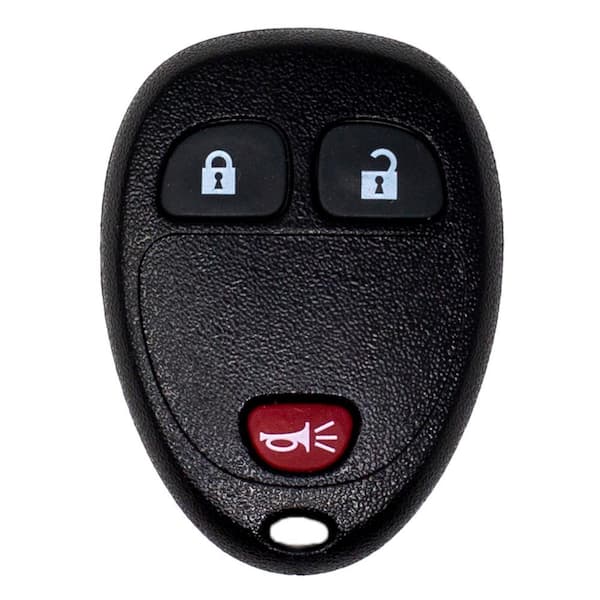 GM 3 Button Keyless Entry Remote Replacement Case - Black Shell Only, No Electronics - Easy DIY Installation
