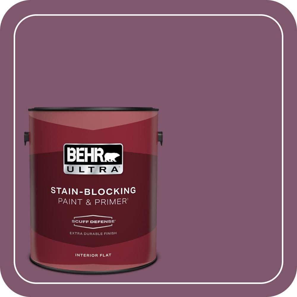 1 gal. #M110-7 Euphoric Magenta Extra Durable Flat Interior Paint & Primer price history on PriceWatchPro