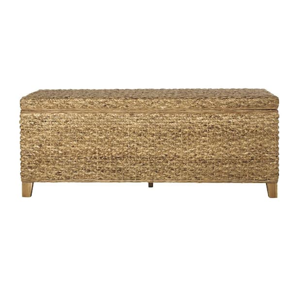 Unbranded Kenna Natural Woven Storage Bench