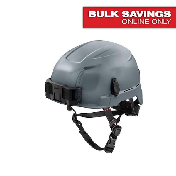 Milwaukee BOLT Gray Type 2 Class E Non-Vented Safety Helmet