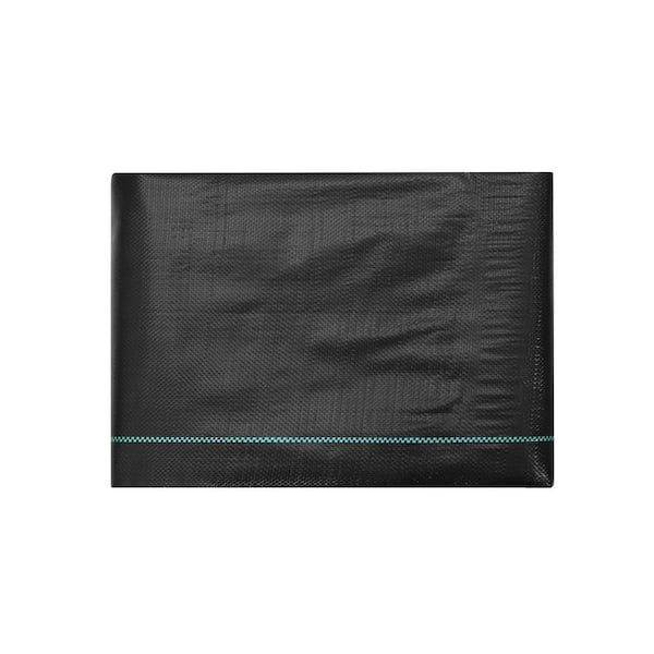 SVOPES 4 x 50 ft. Heavy Duty Weed Barrier Landscape Fabric, Woven PP Weed Control Mat for Driveways and Landscaping, Black