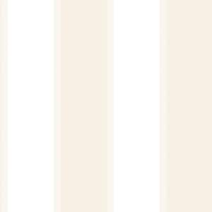 Cream/White Smart Stripes 3 Formal Stripe Sheen Finish Non-Pasted Vinyl on Non-Woven Wallpaper Sample