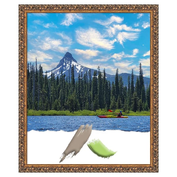 Amanti Art Antique Bronze Wood Picture Frame Opening Size 18x22 in.