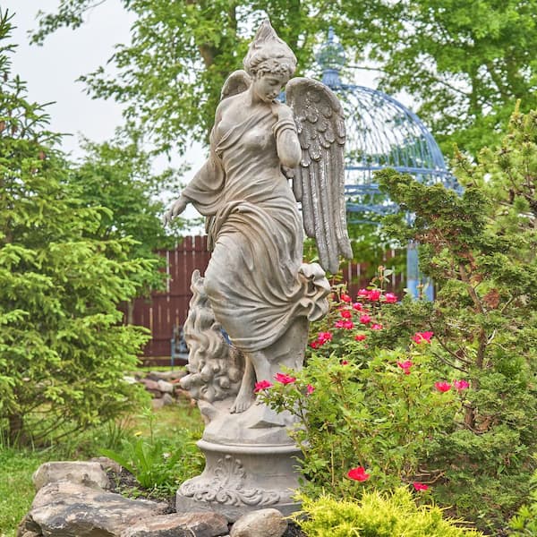 Zaer Ltd. International 74.5 in. Tall Angel Statue Evellyn 