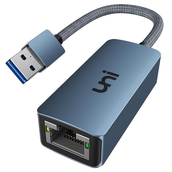Lukyamzn Plug and Play USB 3.0 to Gigabit Ethernet LAN Network Adapter Blue