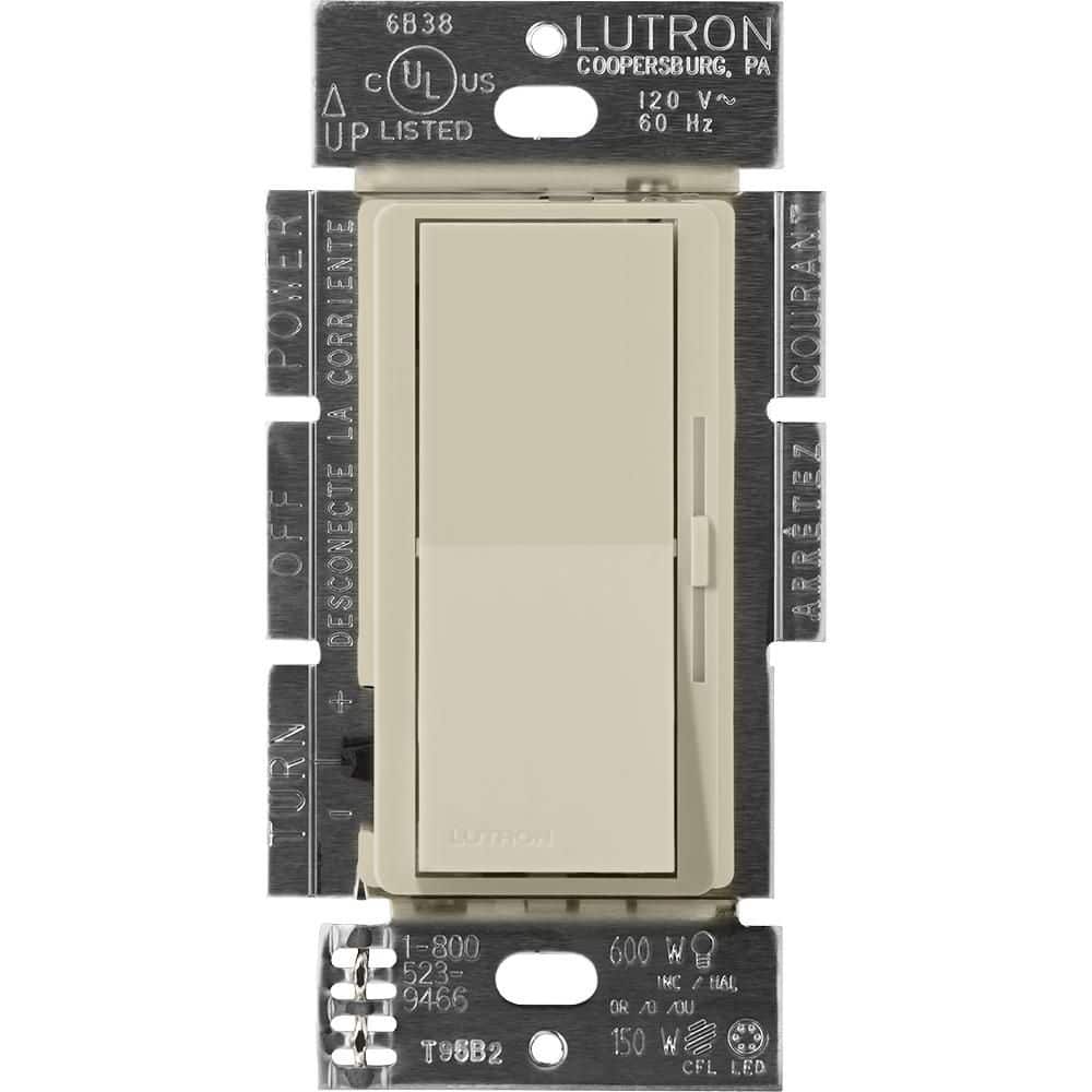 Gray Diva Dimmer Switch for 0-10V LED/Fluorescent Fixtures, Single-Pole or 3-Way, No Power Pack Required, Clay price history on PriceWatchPro