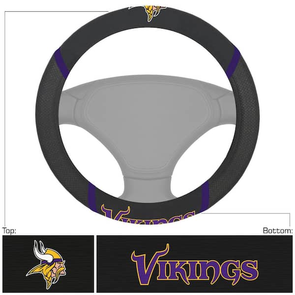 Northwest Minnesota Vikings Steering Wheel Cover-14.5-15.5 Universal Car  SUV