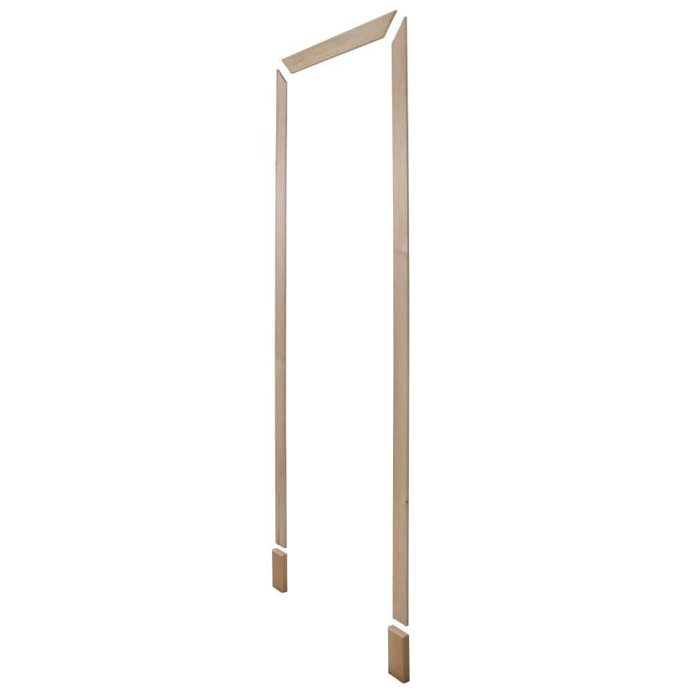 82 Inch Unfinished Aspen Wood Door Casing Kit