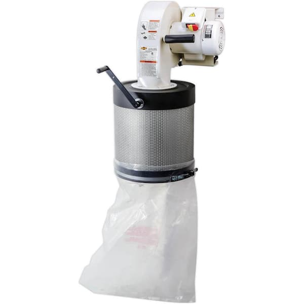 Shop Fox Wall-Mount Dust Collector with Canister