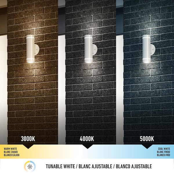 Artika C7 L White Modern 3 CCT Integrated LED Outdoor Hardwired