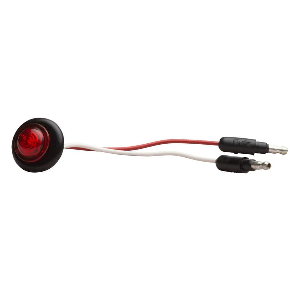 Grote MicroNova Dot LED Clearance Marker Light with Grommet-Red 49322 ...
