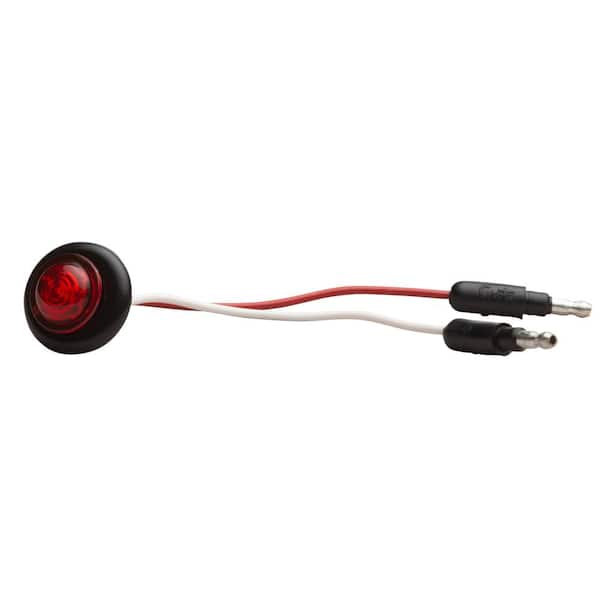 Unbranded MicroNova Dot LED Clearance Marker Light with Grommet-Red