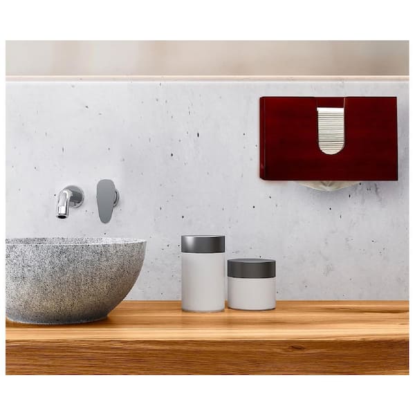 Espresso Bamboo Paper Towel Dispenser