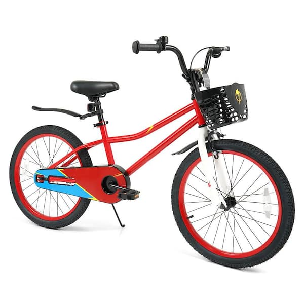20 in. Kids Bike for Boys Aged 8 Plus Years Old Children Teens Bicycle with Hand and Coaster Brakes Red