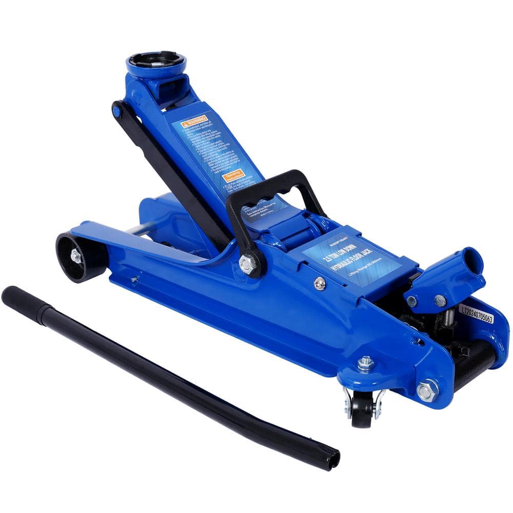 2.5-Ton Blue Heavy Duty Steel Racing Floor Jack with Single Piston Lift Pump, Lifting Range 3.5 in.-14.50 in. price history on PriceWatchPro