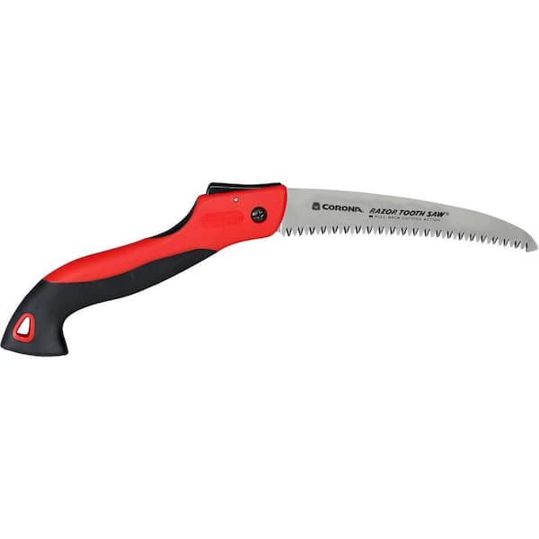 Corona RazorTOOTH 7 in. High Carbon Steel Blade with Ergonomic Non-Slip Handle Folding Pruning Saw