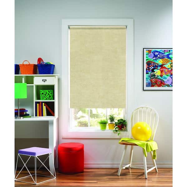 Bali Cut-to-Size Cut-to-Size Panama Cordless Light Filtering Fade resistant Roller Shades 20.5 in. W x 72 in. L
