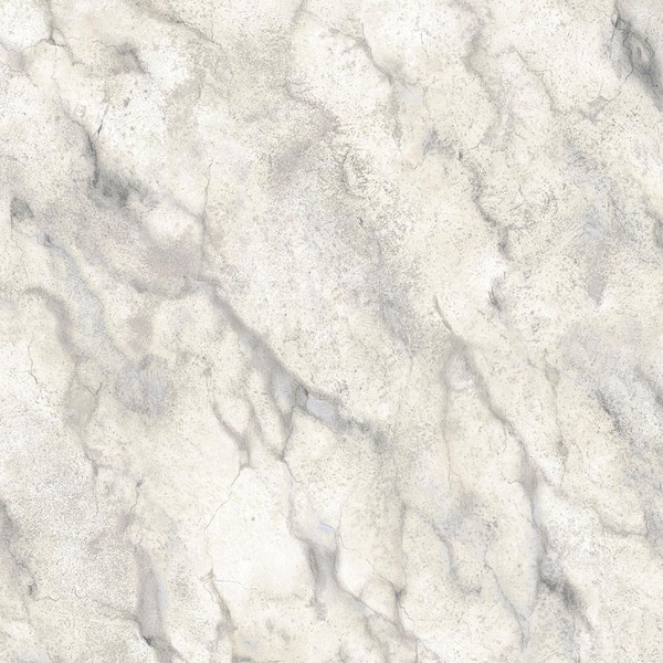 Norwall Calacatta Marble Vinyl Strippable Roll Wallpaper (Covers 56 sq. ft.)