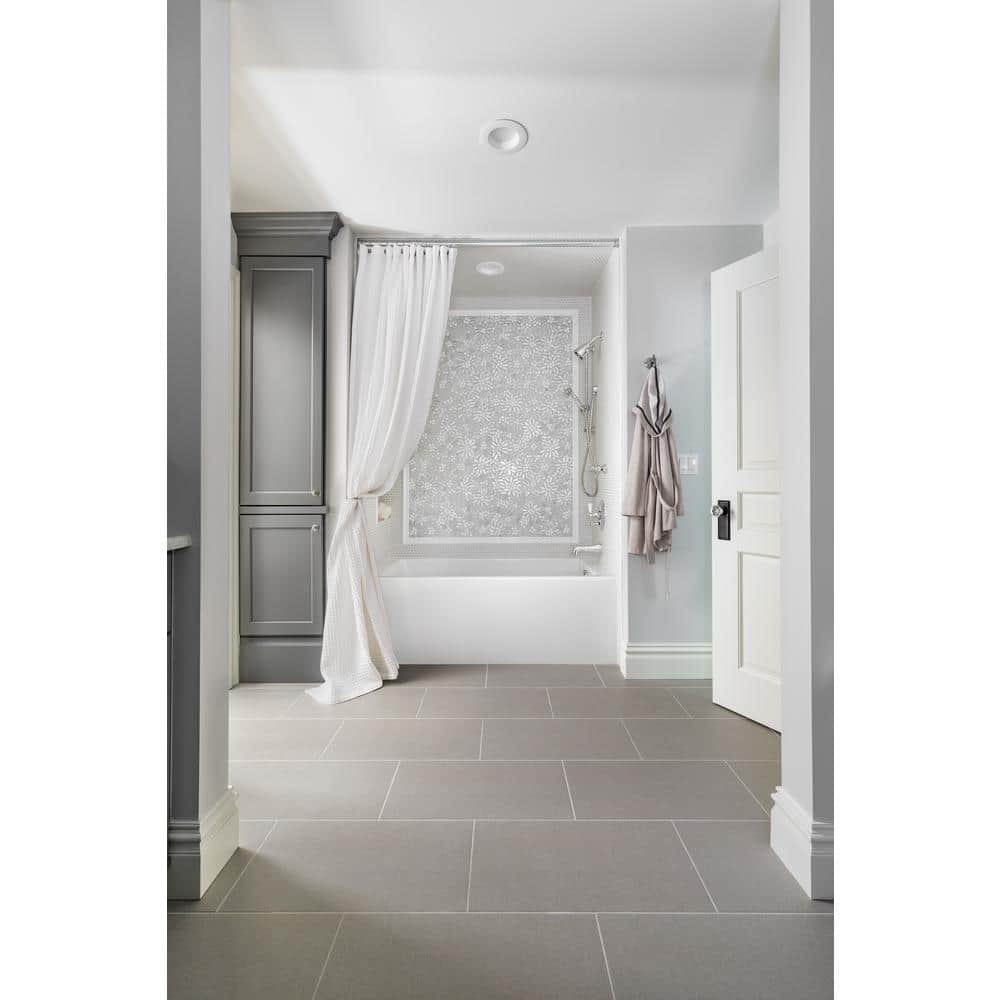 Sydney 60'' White Acrylic Alcove Whirlpool Bathtub with Jets