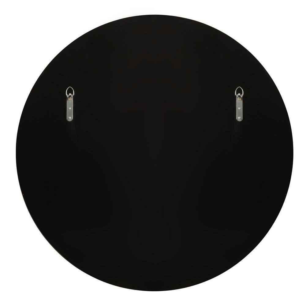 Gwendolyn Round Gold Beaded Accent Vanity Mirror