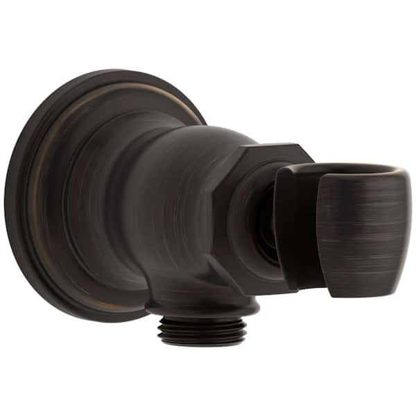 KOHLER Artifacts Wall-Mount Handshower Holder and Supply Elbow in Oil Rubbed Bronze