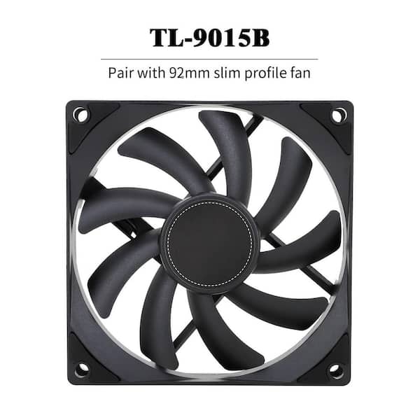 Lukyamzn AXP90 X36 Black Low Profile CPU Cooler 92mm Slim PWM Fan