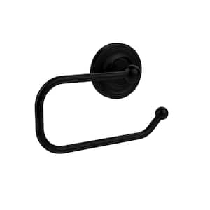 Regal Collection European Style Single Post Toilet Paper Holder in Matte Black