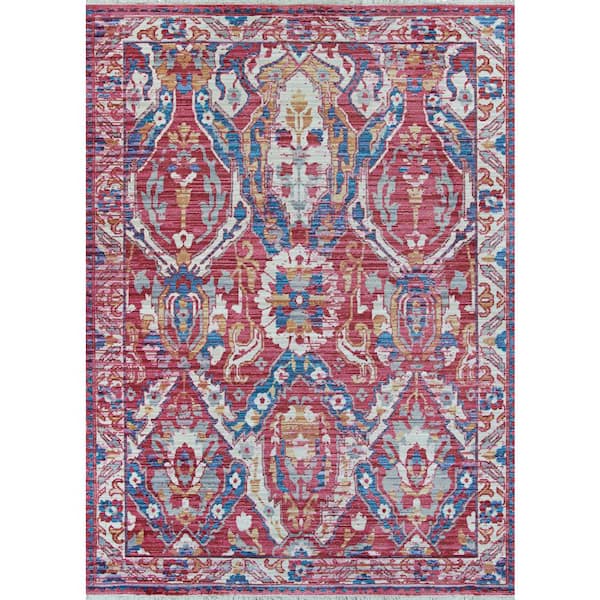 Bliss Zagros Poppy Red 9 ft. x 13 ft. Area Rug
