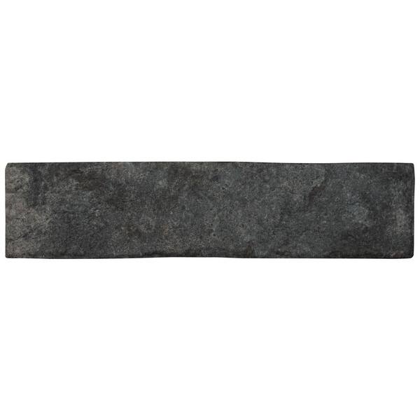 MSI Take Home Tile Sample - Capella Charcoal 4 in. x 4 in. Brick