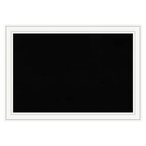 Craftsman White Wood Framed Black Corkboard 41 in. x 29 in. Bulletin Board Memo Board