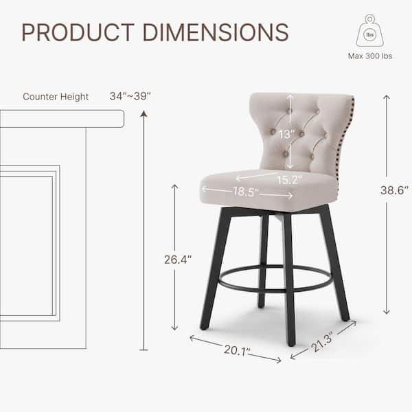 Four Hands Dane Stool - Broadway Olive