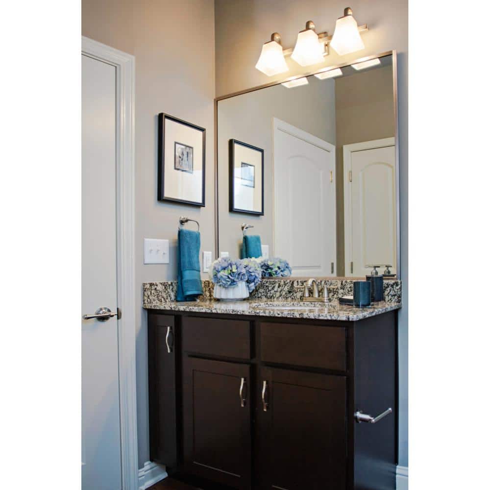 Polished Chrome Wall Mounted Rectangular Towel Ring