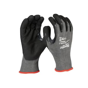 XX-Large Gray Nitrile Level 5 Cut Resistant Dipped Work Gloves