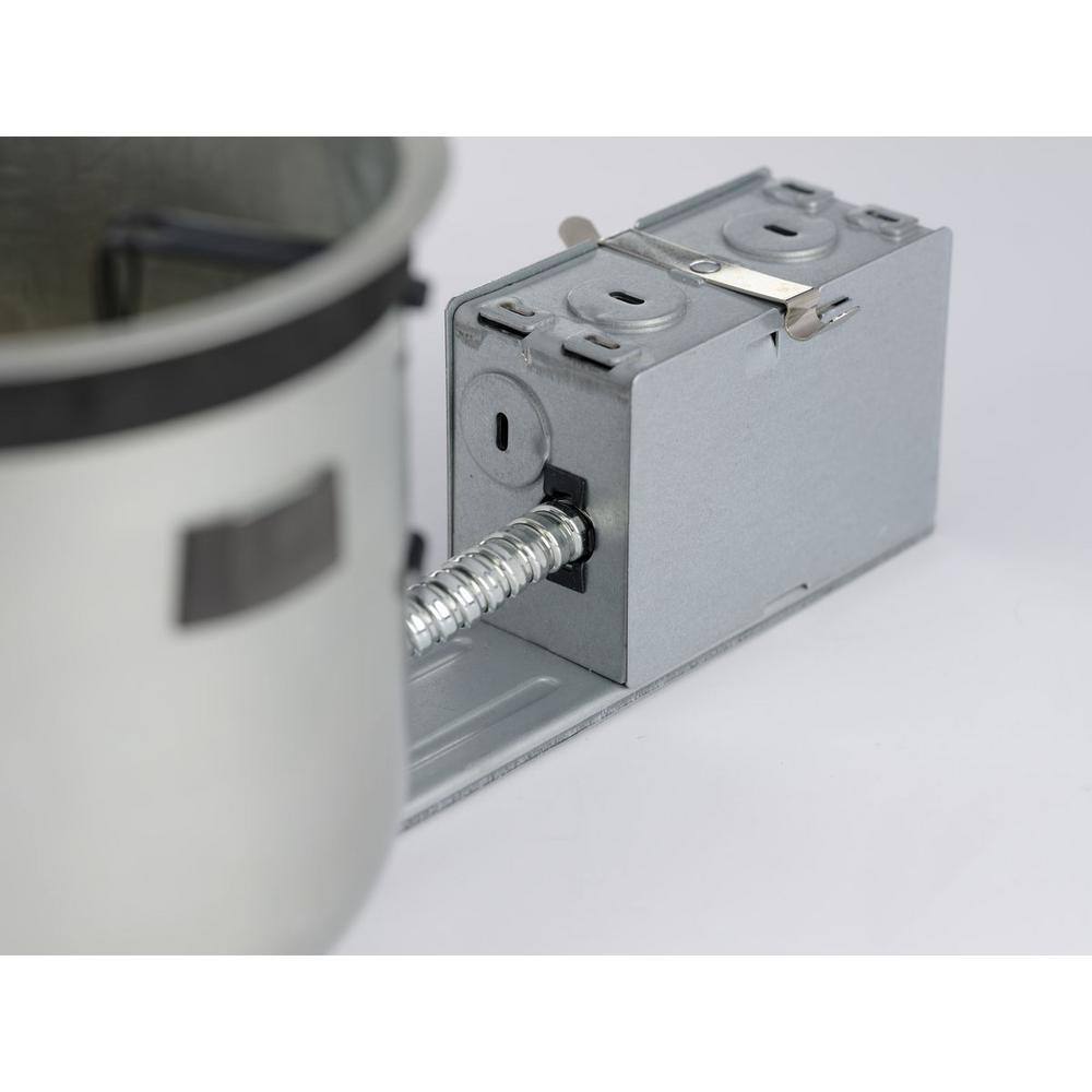 5" Gray Steel LED Recessed Housing with Airtight Seal