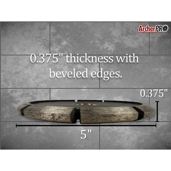 Archer USA 5 in. Crack Chaser Diamond Blade for Concrete Repair Archer USA 5 in. Crack Chaser Diamond Blade for Concrete Repair