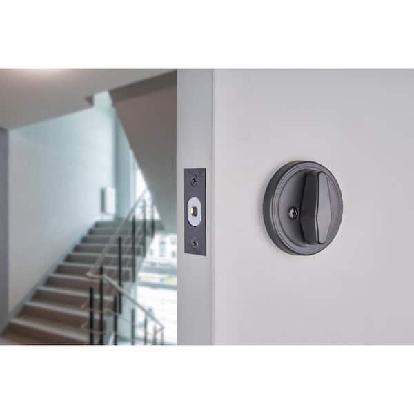 Industrial Duty Commercial Single Cylinder Deadbolt, UL 3-Hour Fire ANSI Grade 1, Matte Black Finish