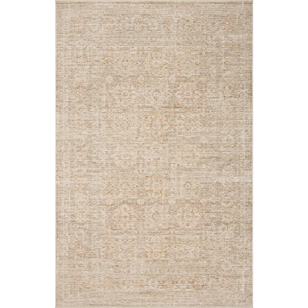 Elora Natural / Terracotta 9 ft. 3 in. x 13 ft. Traditional Area Rug