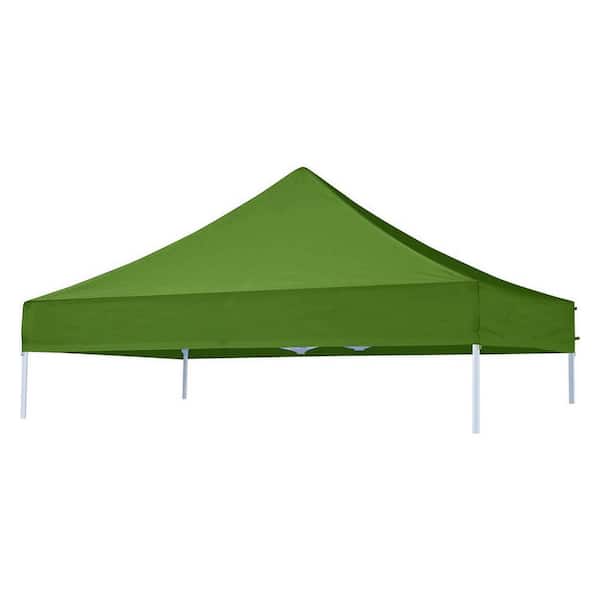 Terracemaster USA Pop Up Replacement 8 ft. x 8 ft. Canopy Tent Top Cover, Instant Ez Canopy Top Cover (field green)