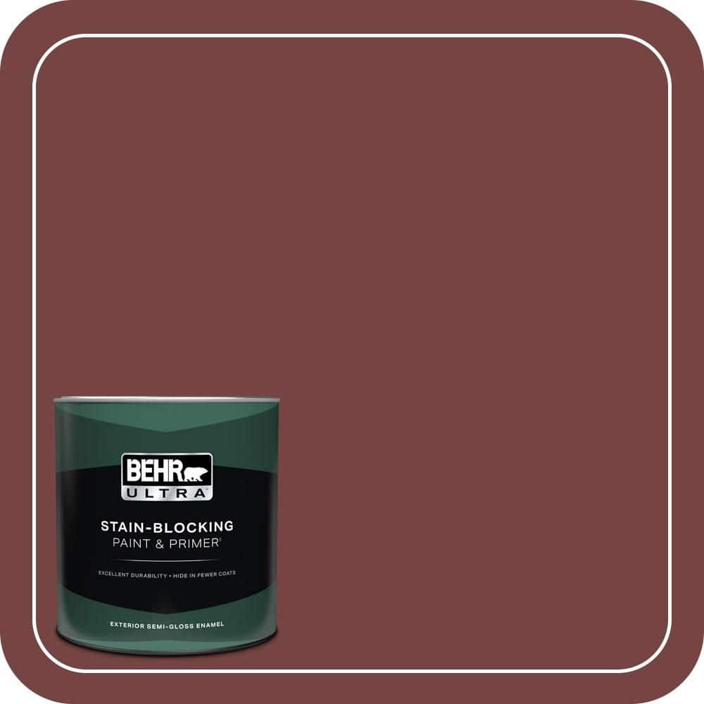 1 qt. #S130-7 Cherry Cola Semi-Gloss Enamel Exterior Paint & Primer price history on PriceWatchPro