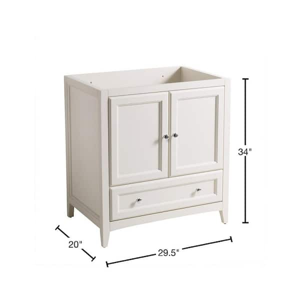 Fresca FST2060AW Oxford Antique White Tall Bathroom Linen Cabinet - Faucets, Mosaic, Kitchen Supplies