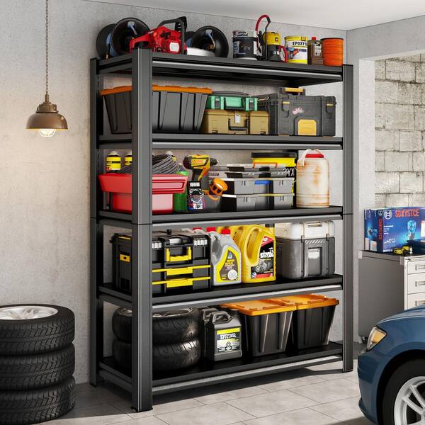 39.37 in. W x 71.2 in. H Shed Shelving 5-Tier Adjustable Storage