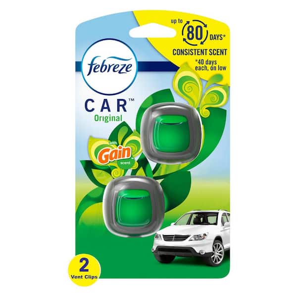 Febreze 0.06 oz. Gain Original Scent Car Vent Clip Air Freshener