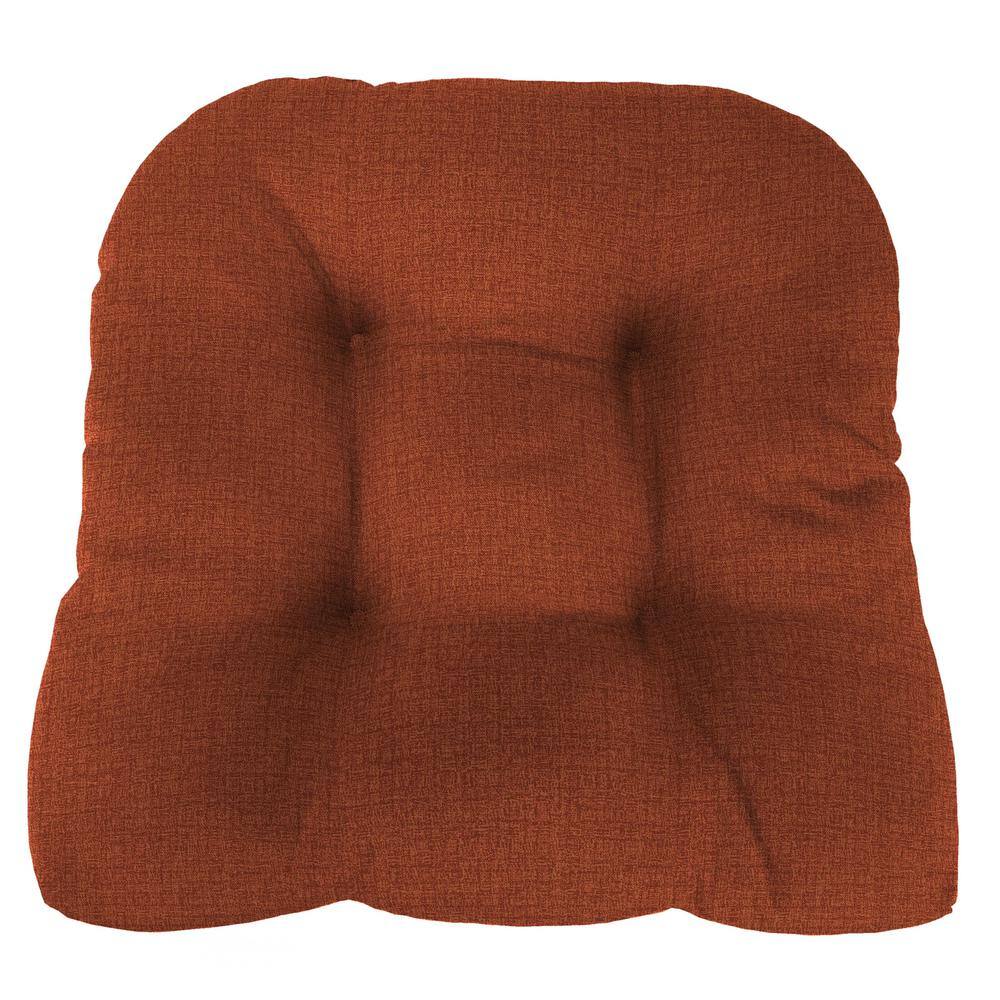Husk Texture Brick Red Outdoor Wicker Cushion Set